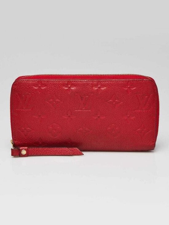 Louis Vuitton Handbags - Louis Vuitton Cerise Monogram Empreinte Leather Zippy Wallet